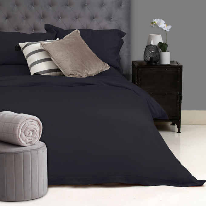 Satin Stitch Duvet Cover 400TC 100% Egyptian Cotton